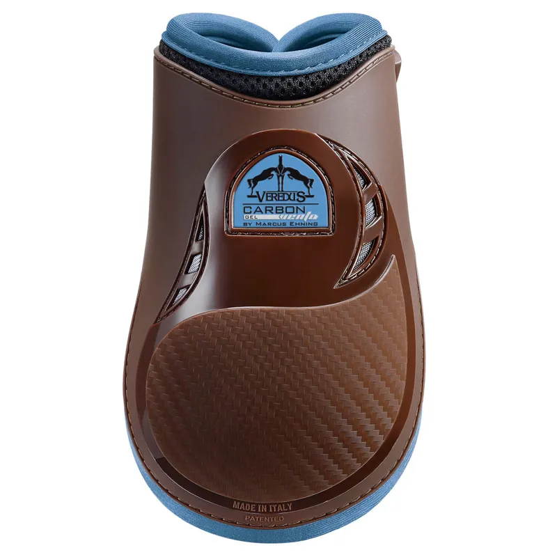 Veredus Carbon Gel Vento Fetlock Boots - Brown/Light Blue